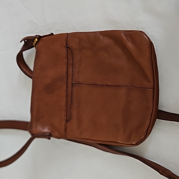 HOBO Sarah Brown Leather Tassel Cossbody Bag - Picture 6 of 10